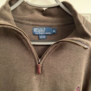 Mens Polo XL Olive Green Sweater